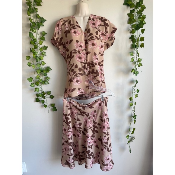 Vintage Dresses & Skirts - ❗️FINAL SALE! Gorgeous Floral Y2K Vintage Co-ors Matching Set